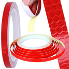 Pašlīmējoša atstarojošā lente velosipēdam, motociklam un automašīnai, 1 cm × 8 m