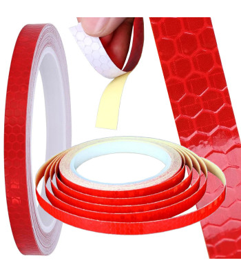 Pašlīmējoša atstarojošā lente velosipēdam, motociklam un automašīnai, 1 cm × 8 m