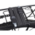 Velosipēda bagāžnieka gumija ar āķiem bagāžas nostiprināšanai, melna, 60 cm