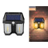 Solarā LED lampa ar krēslas un kustības sensoru, 3 režīmi, ūdensizturīga, 1200 lm