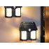 Solarā LED lampa ar krēslas un kustības sensoru, 3 režīmi, ūdensizturīga, 1200 lm