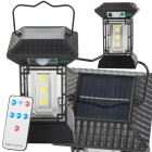 Saules lampa ar krēslas un kustības sensoru, 5 režīmi, 60 COB LED, tālvadības pults, CL-T60