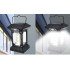 Saules lampa ar krēslas un kustības sensoru, 5 režīmi, 60 COB LED, tālvadības pults, CL-T60
