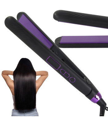 Matu taisnotājs ar keramikas plāksnēm un temperatūras regulēšanu, BY-ZFQ01, 30 cm