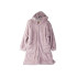 Silts džemperis-pleds ar kapuci, 2 vienā, violets, oversize XL