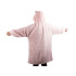 Silts džemperis-pleds ar kapuci, biezs, 2 vienā, oversize, XL