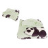 Silts panda džemperis-pleds ar kapuci, oversize, 2-in-1, biezs un mīksts, XXL