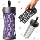 UV lampa lidojošu kukaiņu iznīcināšanai, ar USB uzlādi, 14cm x 6cm