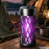 UV lampa lidojošu kukaiņu iznīcināšanai, ar USB uzlādi, 14cm x 6cm