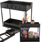 Virtuves garšvielu organizators ar izvelkamiem plauktiem, 36cm x 40cm x 22cm