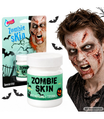 Grima masa zombija grimam un brūču efektam, Zombie Skin, 28 ml