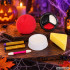 Klauna grima komplekts ar degunu Halloween un cosplay tēliem
