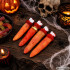 Halloween dekorācija ar asiņainiem mākslīgajiem pirkstiem, 5 gab.