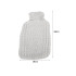 Gumijas termofors ar džemperveida pārvalku, pelēks, 2 l, 34cm x 19cm