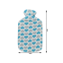 Gumijas termofors ar mīkstu pārvalku, 1700 ml, 34 × 19 cm