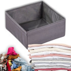 Tekstila organizators atvilktnei, pelēks, 28x28x13 cm