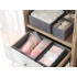 Tekstila organizators atvilktnei, pelēks, 28x28x13 cm