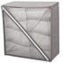 Tekstila organizators veļai un apģērbam, pelēks, 8 nodalījumi, 32 × 32 × 10 cm
