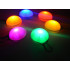 Oranža LED lampiņa-piekariņš suņa vai kaķa kaklasiksnai, 5 × 3 × 2 cm