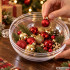 Atveramas caurspīdīgas plastmasas Ziemassvētku bumbiņas eglītei, nesaplīstošas, 12 gab., 8cm