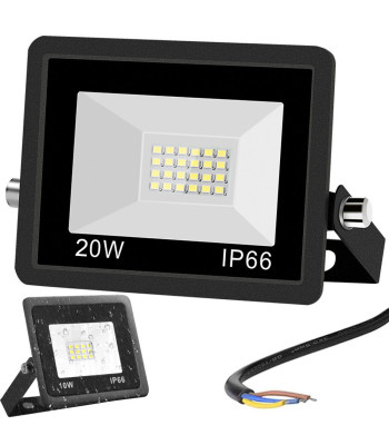 Āra LED prožektors, 20 W, 6000 K, IP66