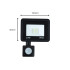 LED prožektors ar kustības un krēslas sensoru, 10 W, 6000 K, IP66
