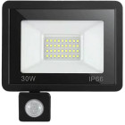 Āra LED prožektors ar kustības un krēslas sensoru, 30 W, 6000 K, IP66