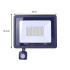 LED prožektors ar kustības un krēslas sensoru, 100 W, 6000 K, IP66, 18,5 × 24 × 3,5 cm