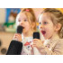 Bezvadu pārnēsājams karaoke komplekts ar Bluetooth skaļruni un 2 mikrofoniem