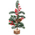 Ziemassvētku galda dekorācija – mini eglīte, 30 cm