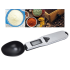 Digitālie virtuves svari-karote ar LCD displeju, melni, 500 g