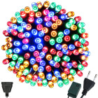 Ziemassvētku eglītes LED lampiņu virtene, RGB, savienojama, lietošanai telpās, 200 LED