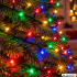 Ziemassvētku eglītes LED lampiņu virtene, RGB, savienojama, lietošanai telpās, 200 LED