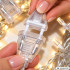 LED Ziemassvētku lampiņu pagarinātājs, caurspīdīgs, 5m
