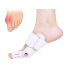 Hallux valgus korekcijas ortožu komplekts ar pēdu paplašinātāju (2 ortozes + 1 paplašinātājs)