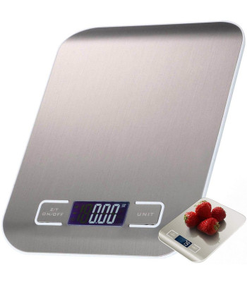 Precīzi viedie elektroniskie virtuves svari ar LCD displeju, 5 kg/1 g