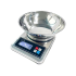 Elektroniskie virtuves svari ar metāla bļodu, digitāli, 5 kg/1 g