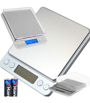 Digitālie juveliera svari ar LCD displeju, 500 g, 0,01 g