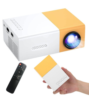 Pārnēsājams projektors ar tālvadības pulti, USB un HDMI, Full HD, YG300, 2025. gada versija