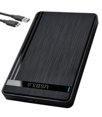 Ārējais HDD/SSD diska korpuss ar USB 3.0 un SATA kabeli, 2,5″