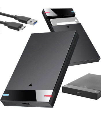 HDD/SSD diska korpuss ar USB 3.0 un SATA kabeli, 2,5″