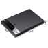 HDD/SSD diska korpuss ar USB 3.0 un SATA kabeli, 2,5″