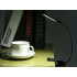 USB uzlādējama lasīšanas lampa ar klipsi, melna, 9 LED