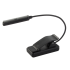 USB uzlādējama lasīšanas lampa ar klipsi, melna, 9 LED