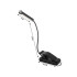 USB uzlādējama lasīšanas lampa ar klipsi, melna, 9 LED