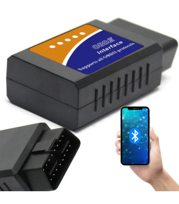 Profesionāls diagnostikas interfeiss Bluetooth OBD2 skeneris ELM 327 V2
