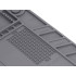 Silikona servisa paklājiņš lodēšanai ar organizatoru un magnētiem, 45cm x 30cm