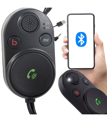 Automašīnas Bluetooth raidītājs ar USB kabeli un AUX adapteri, basu pastiprināšana, BT5.3