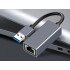 USB-A Ethernet adapteris, LAN tīkla karte ar RJ45, 100 Mb/s