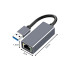 USB-A Ethernet adapteris, LAN tīkla karte ar RJ45, 100 Mb/s